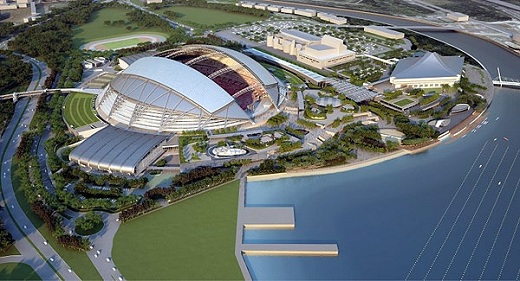 بزرگ ترین سازه سقف متحرک در جهان | تکفارسsingapore_national_stadium-3
